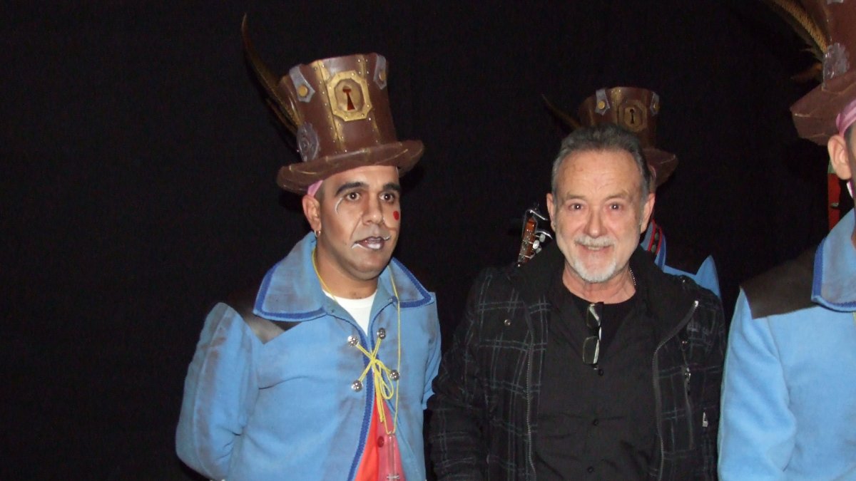 José Manuel Prada Durán, compositor gaditano, junto a Antonio José Martínez, Mochi.