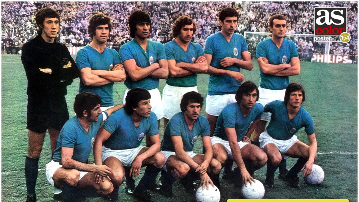 Maxi en el Santiago Bernabéu con el Real Oviedo en la 1973-74.