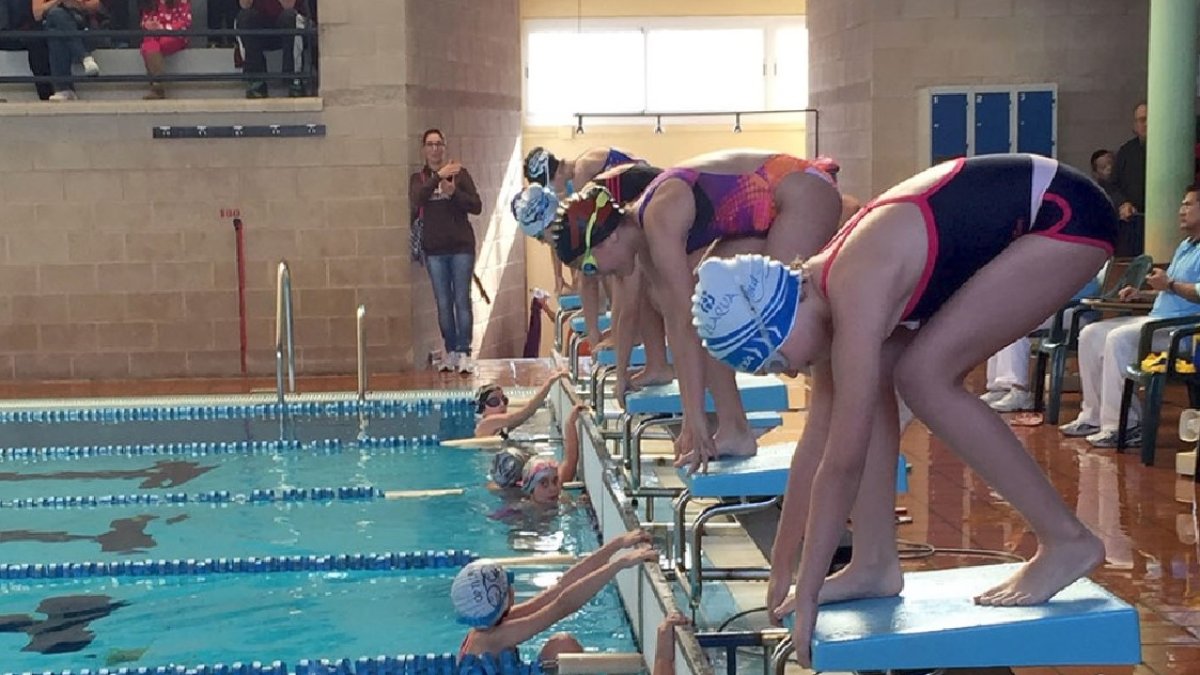 La natación almeriense disfruta de unos grandes Juegos.
