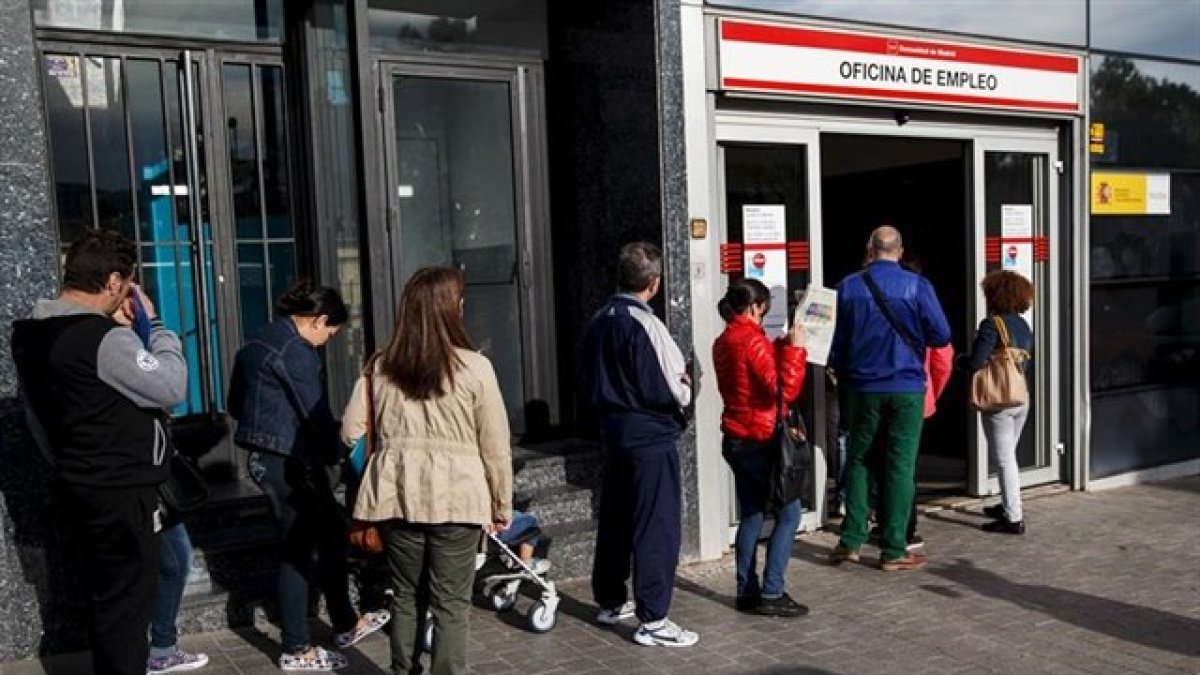 Imagen de una oficina de empleo.