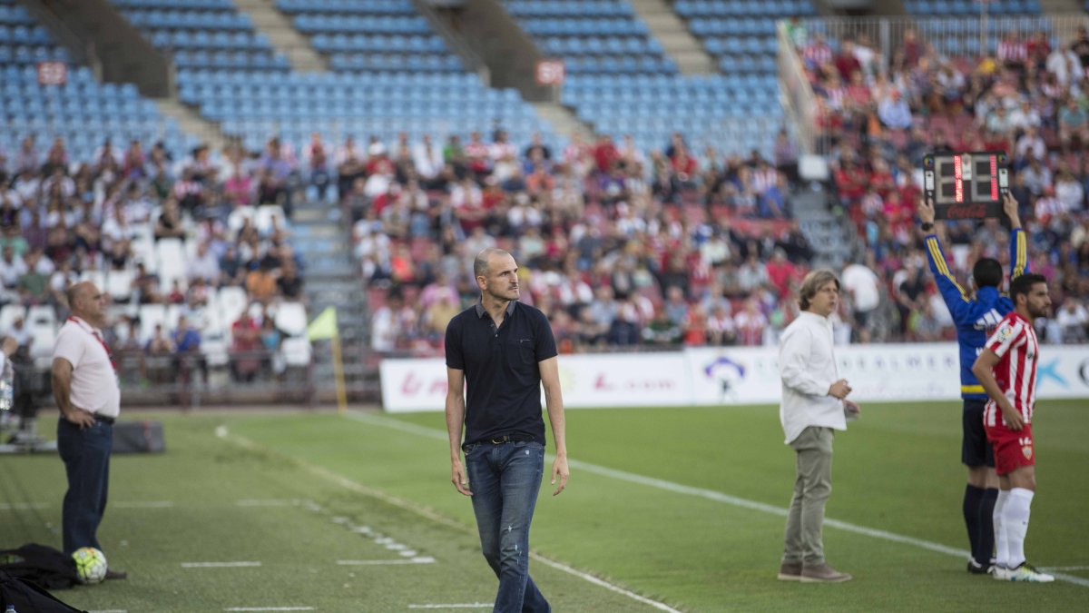 Soriano en su debut como entrenador.