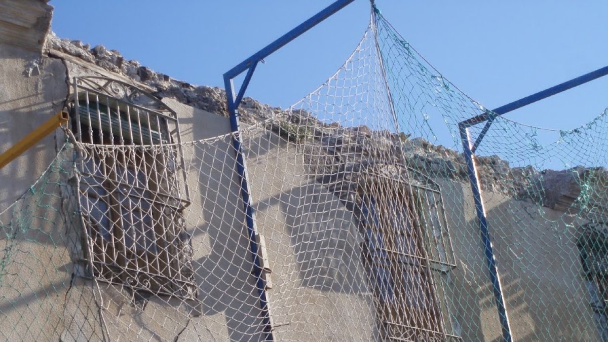 Detalle del estado que presenta el edificio del convento.