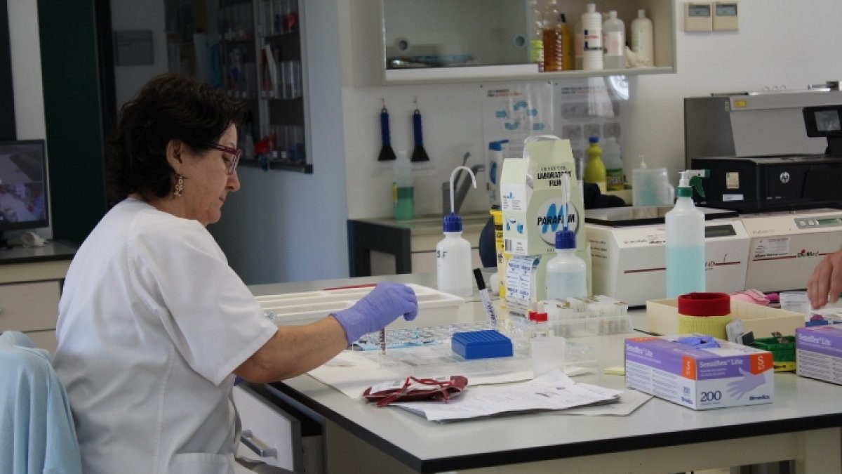 Imagen del laboratorio de transfusiones.