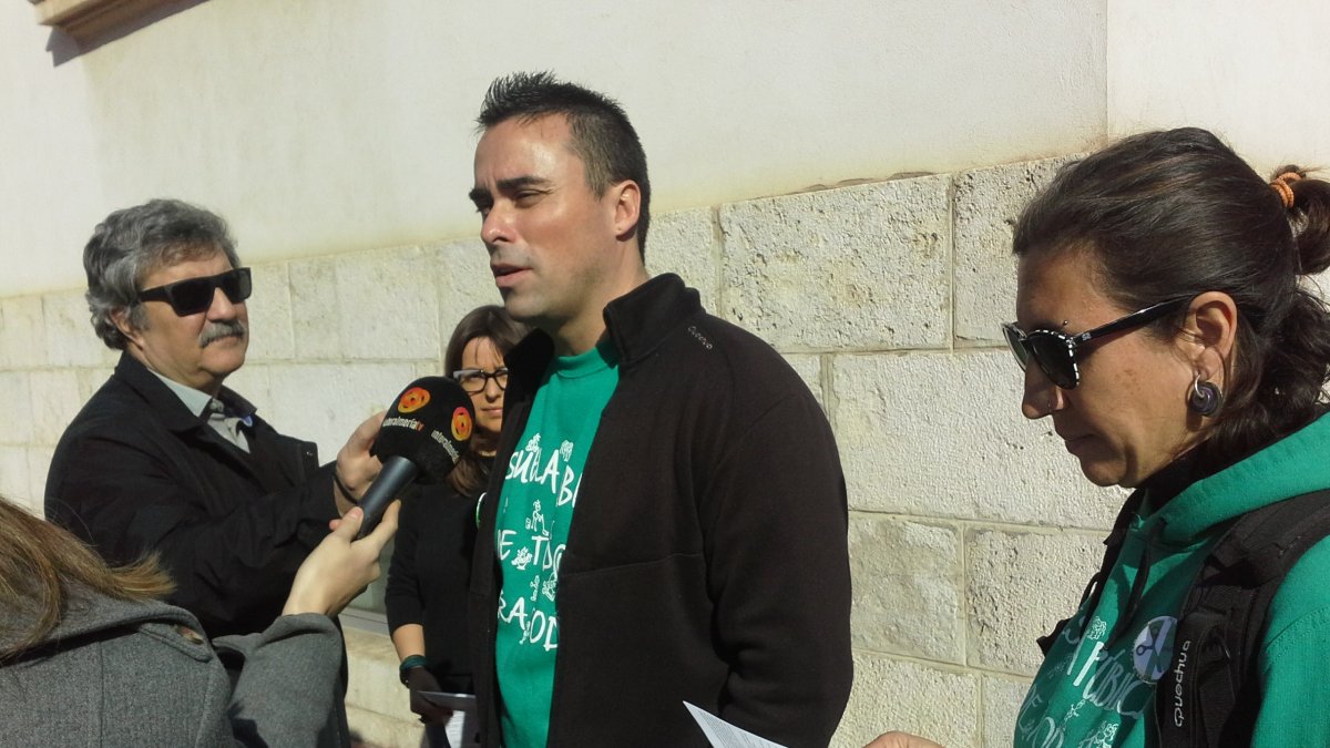 Comparecencia ante los medios.