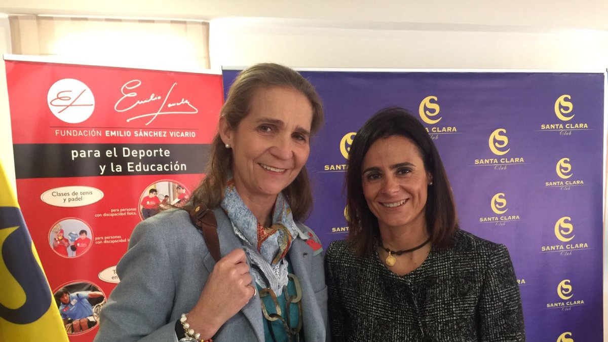 La Infanta Elena con María del Mar García-Lorca