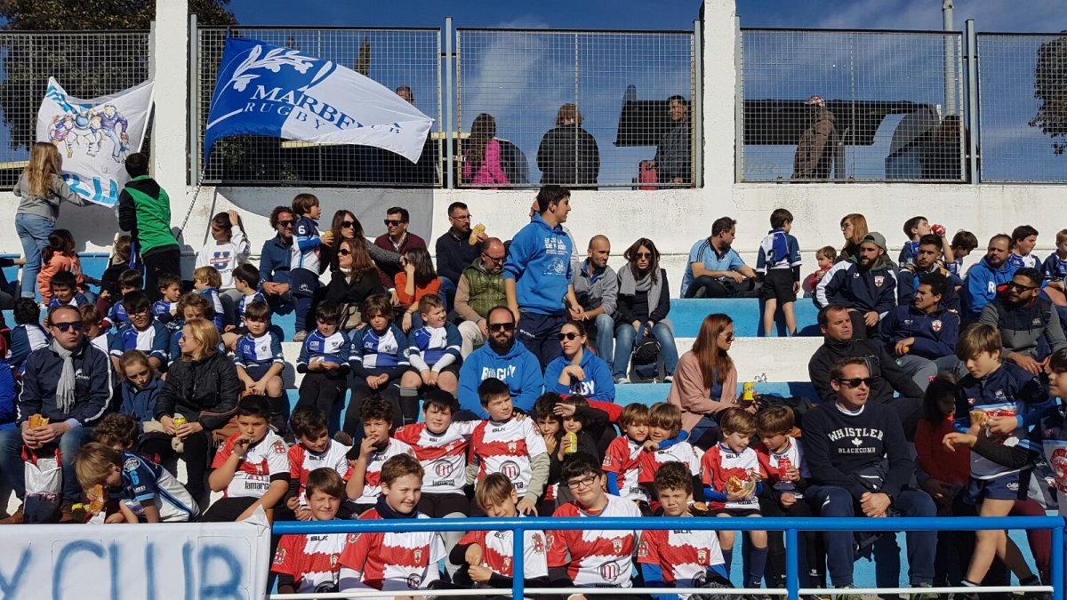 Concentración del mejor rugby.