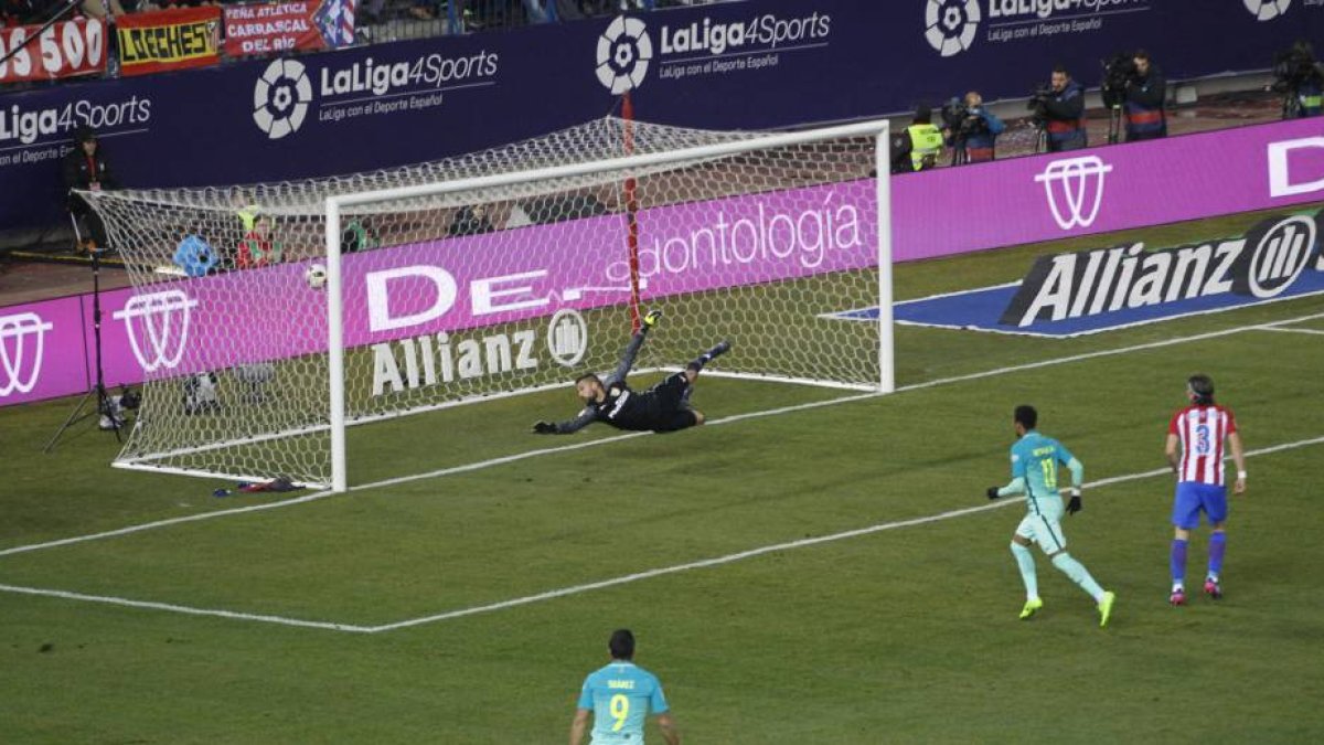 Imagen del golazo de Leo Messi.