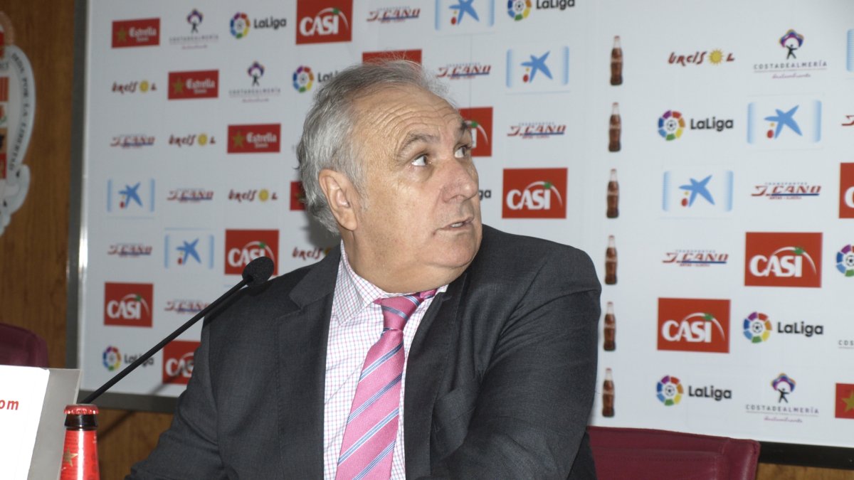Alfonso García en rueda de prensa.