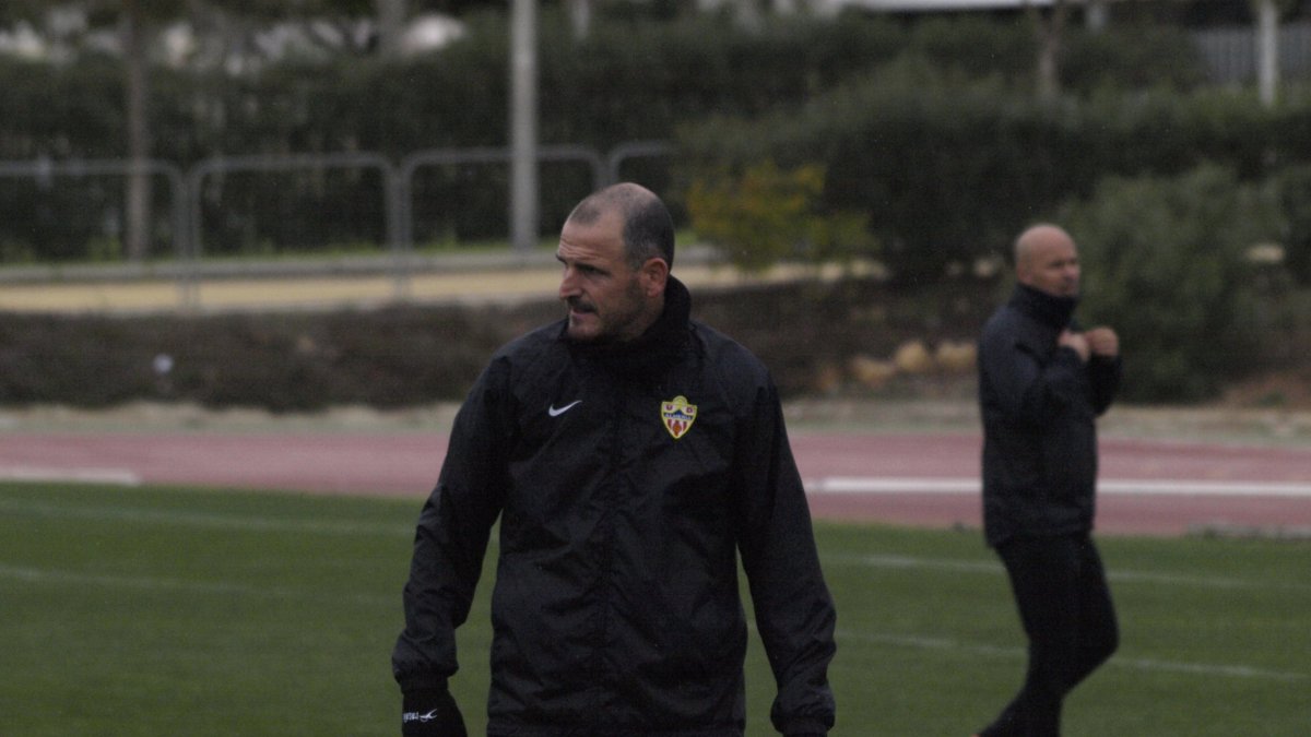 Soriano en el entrenamiento de este jueves.