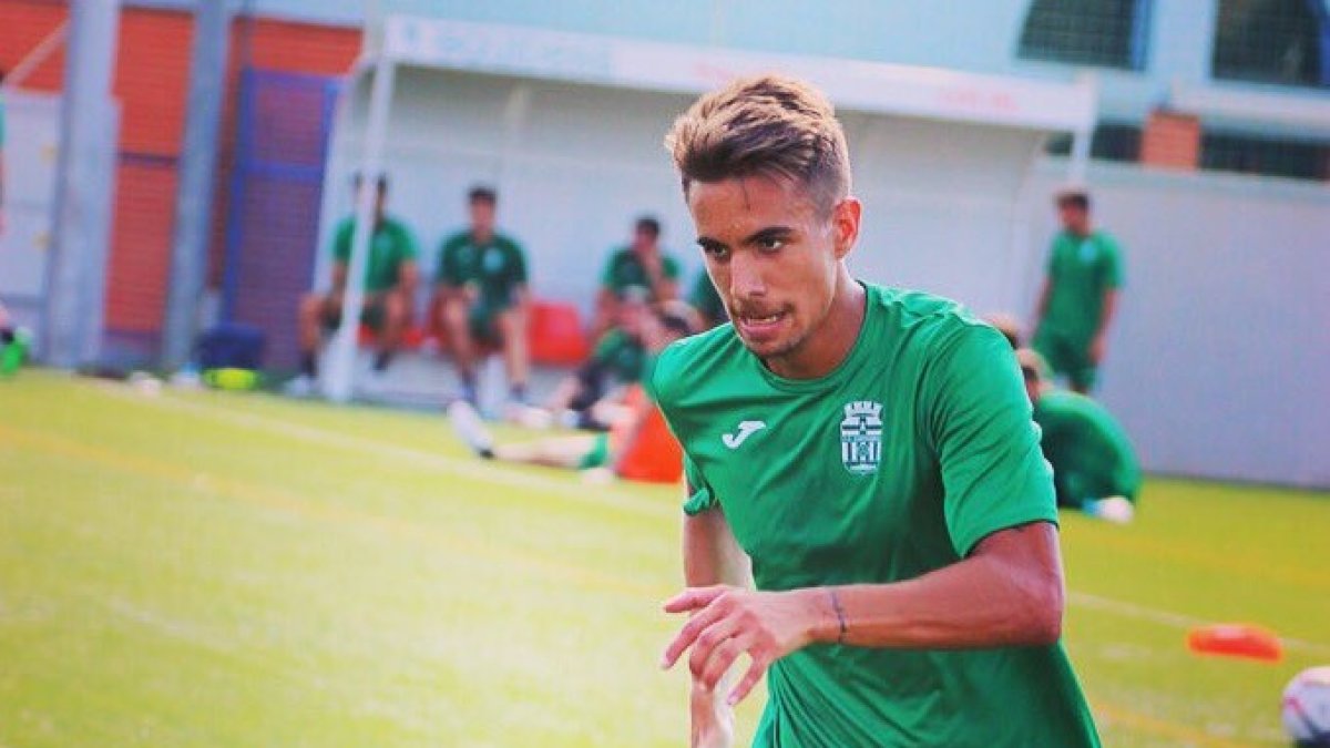 Guirao en un entrenamiento.