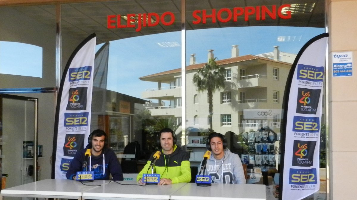 Javilillo y Dani Cara repasando la actualidad del CD El Ejido en Ser Deportivos.
