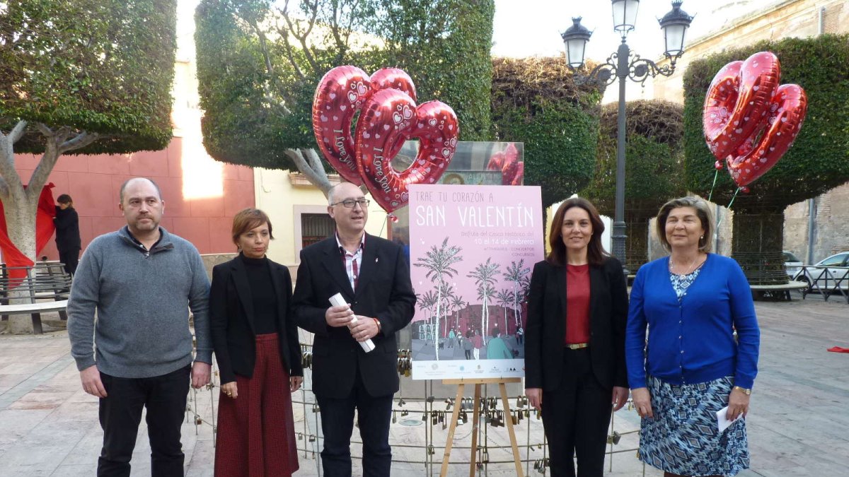 Presentación ayer de las actividades englobadas en Trae tu corazón a San Valentín.