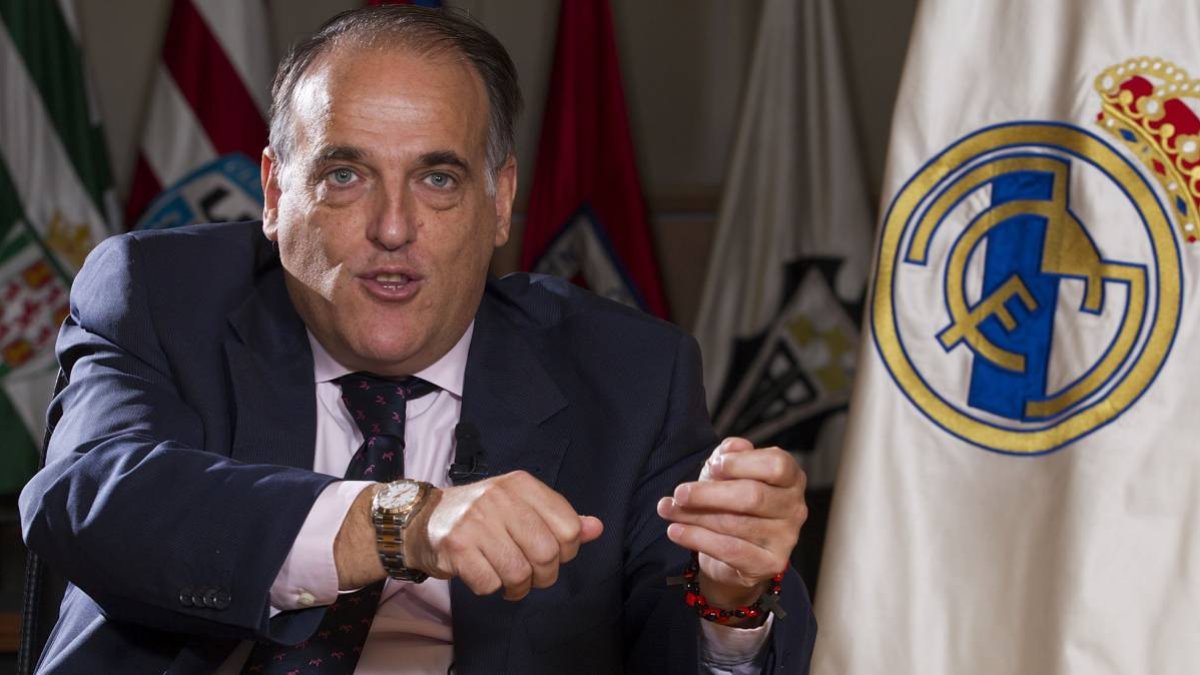 Javier Tebas, presidente de la Liga Profesional.