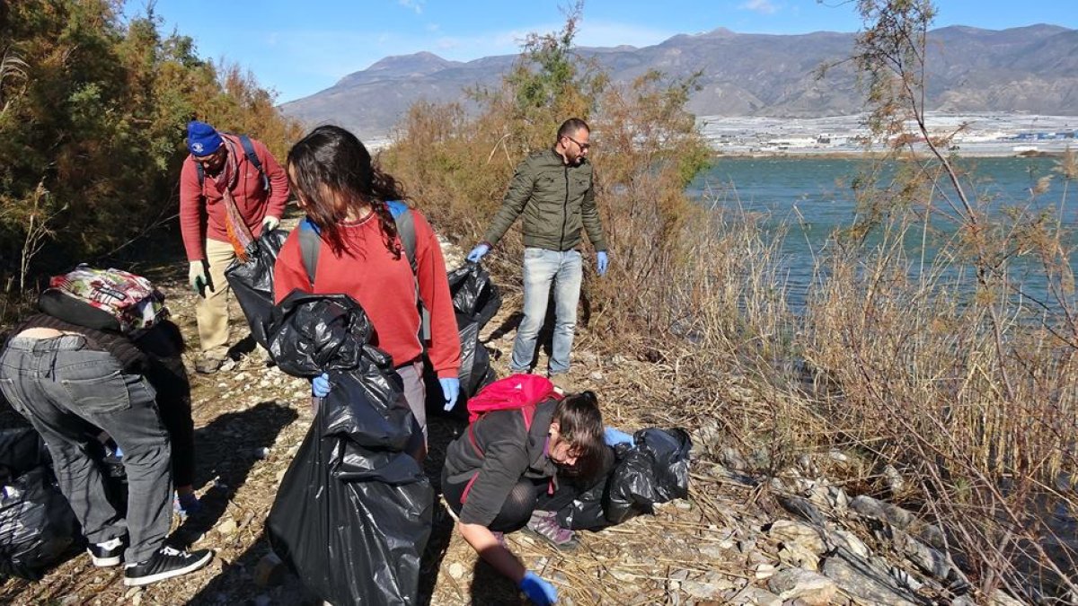 Momento de la limpieza.