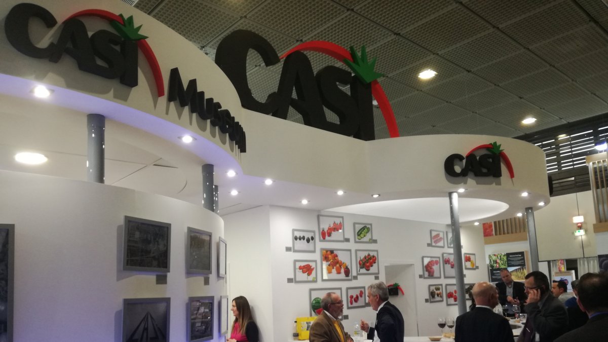 Expositor de la CASI en Fruitlogistica