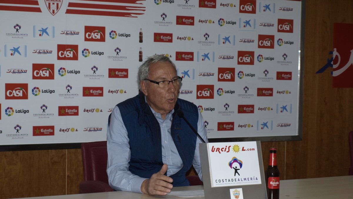 Manolo García en sala de prensa.