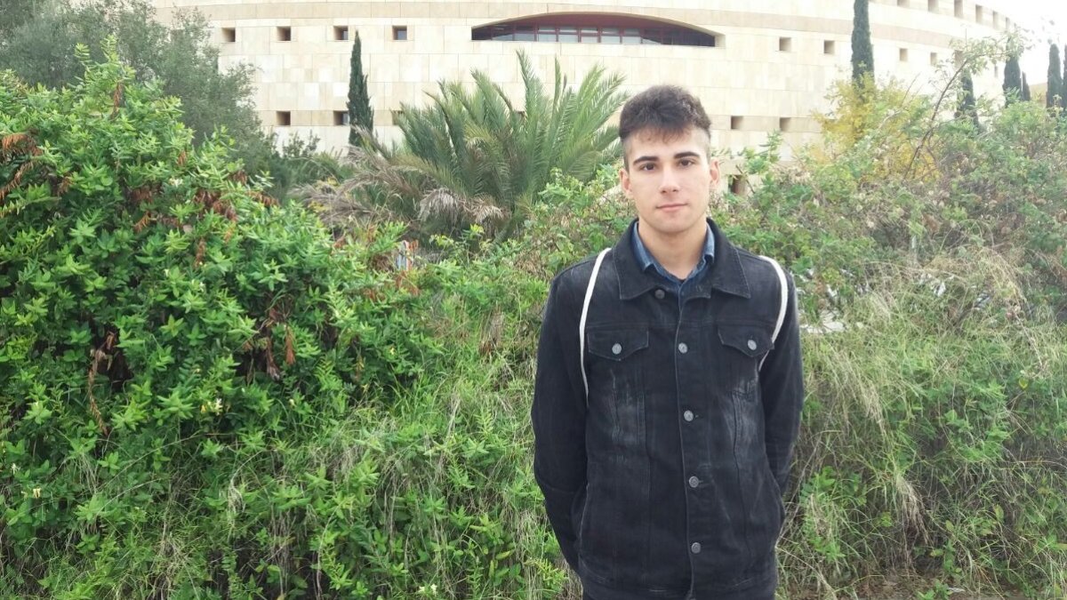 José Antonio Ortega Matíes, vencedor del concurso de Ortografía.