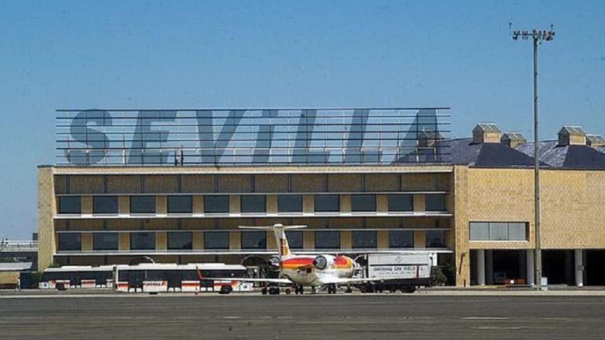 Imagen del aeropuerto de Sevilla.