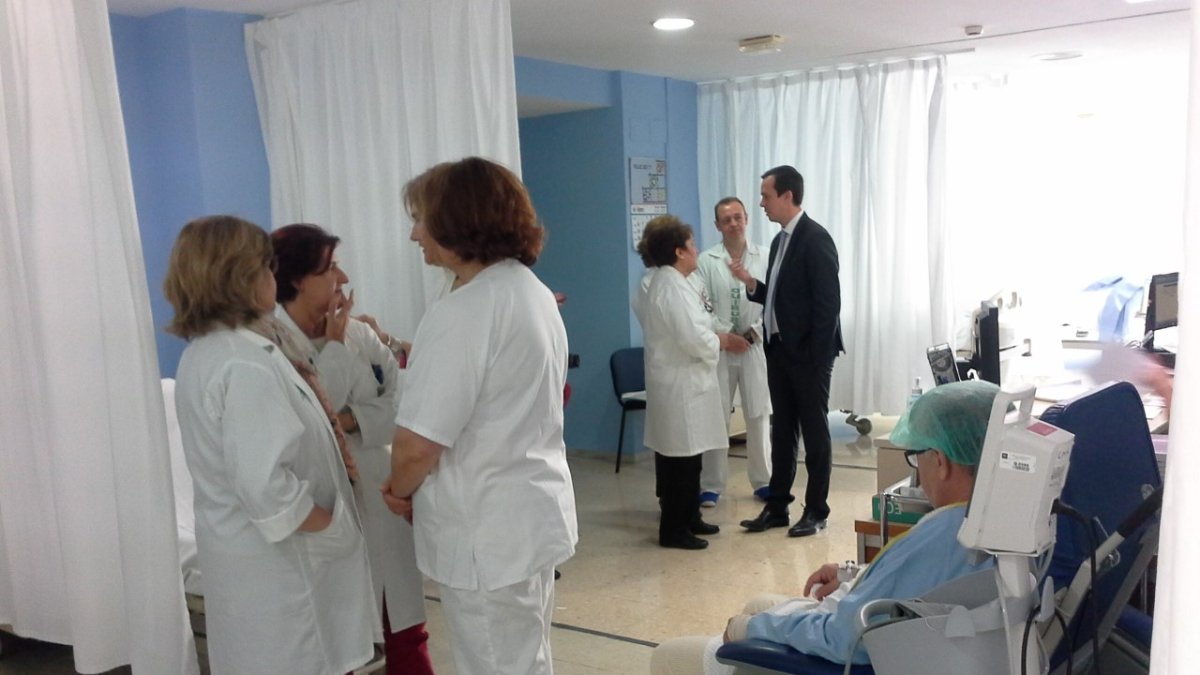 Visita a la recién ampliada Unidad de Cirugía Mayor Ambulatoria de Torrecárdenas.
