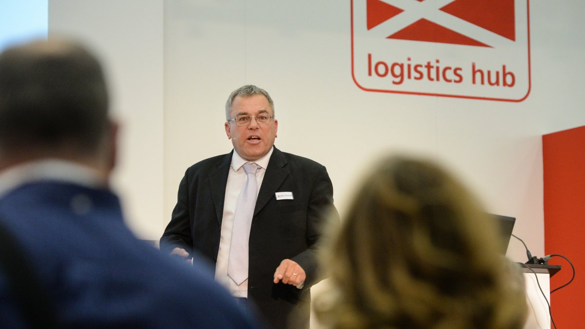 Imagen de una charla en el TechStage del Messe Berlin. Fuente: Fruit Logistica.