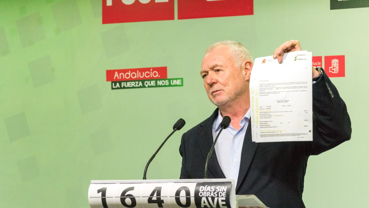 Juan Jiménez, ayer.