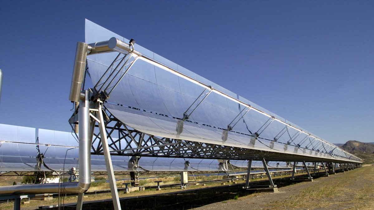 Espejos en la Plataforma Solar de Almería