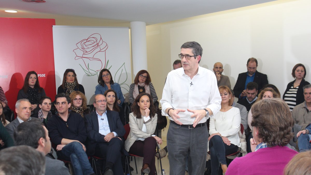 Acto reciente de Patxi López.