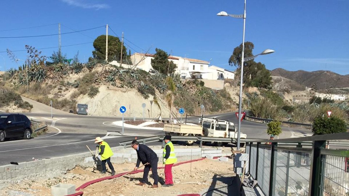 Actuación ejecutada en Arboleas durante el pasado año.