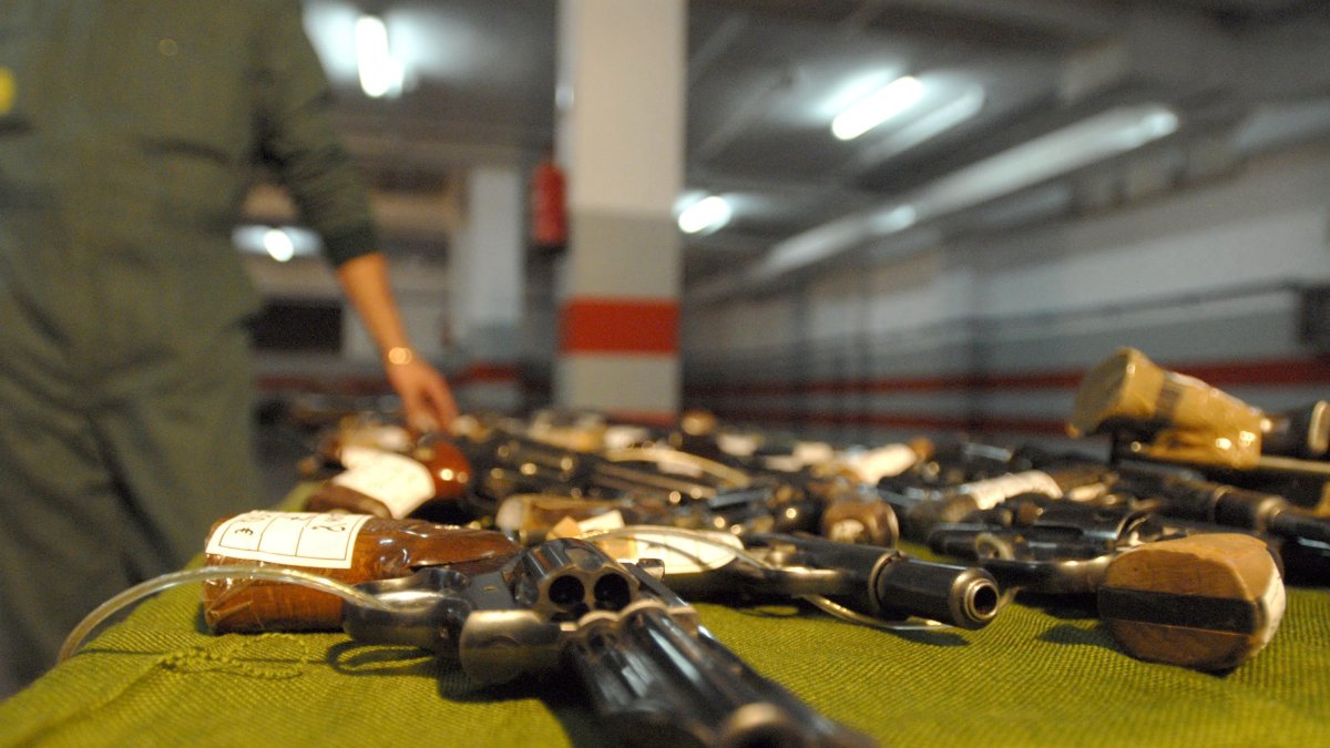 Piezas gestionadas por Intervención de Armas de la Comandancia de Almería