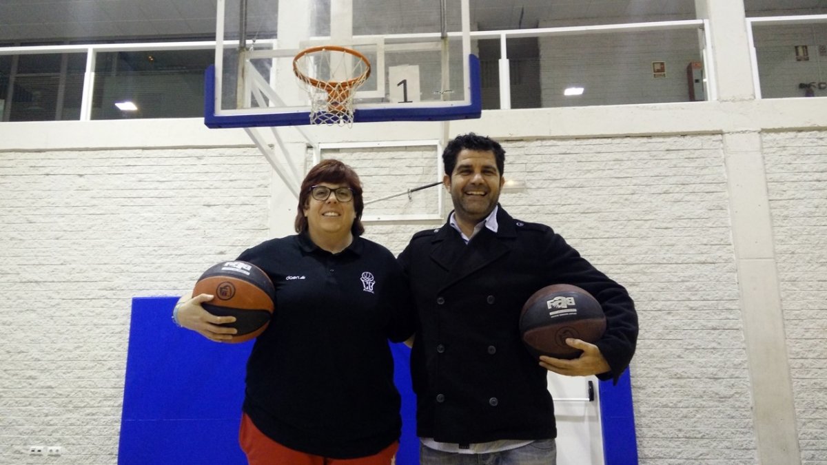 Pilar López Alcoba y Raúl Fernández preparados para la Copa.