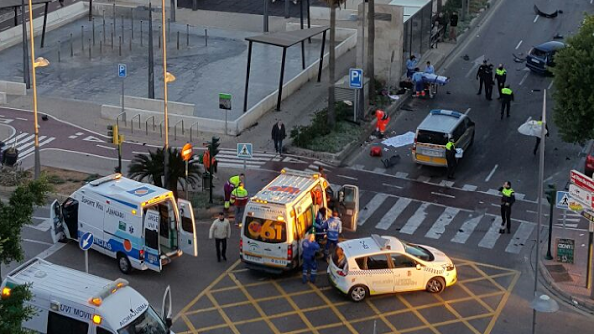 Imagen del accidente.