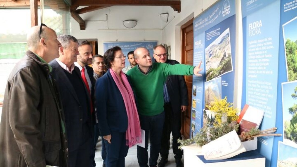 Visita a la exposición itinerante del Parque Natural.