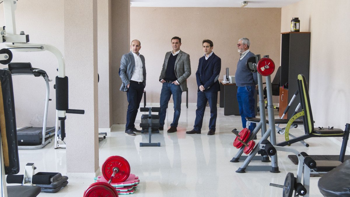 Visita de los diputados provinciales.