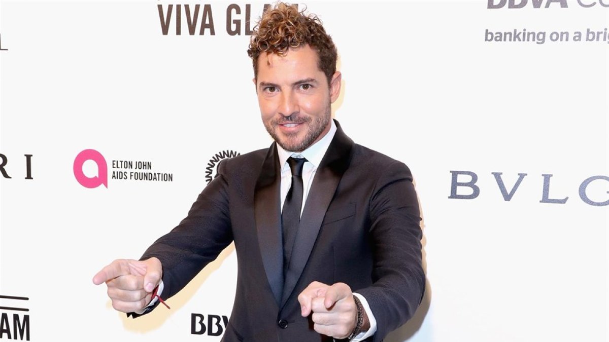 Bisbal en la fiesta de Elton John.