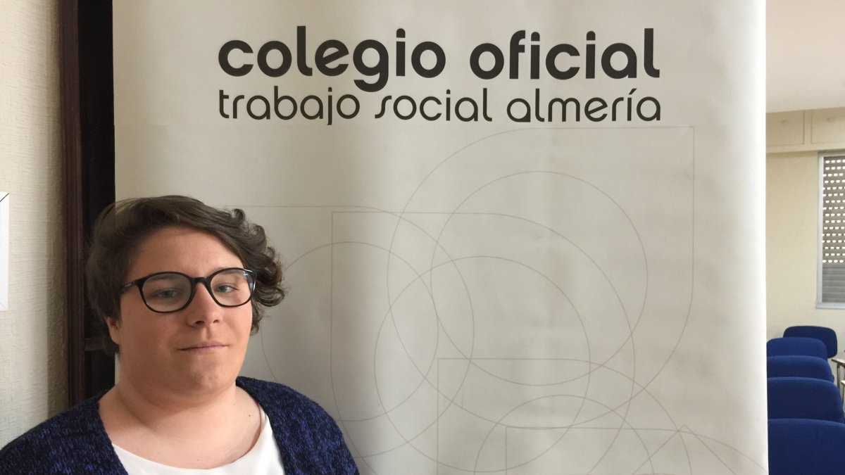 Nerea Orta, vocal del Colegio de Trabajo Social de Almería