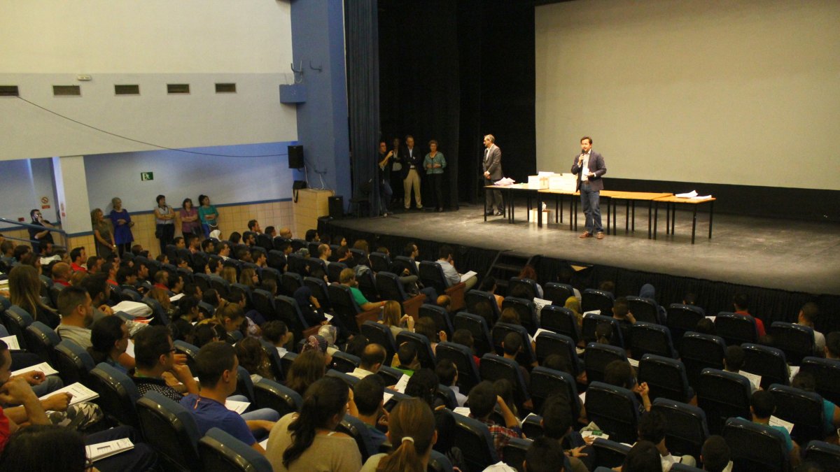 Francisco Góngora, alcalde de El Ejido, se dirige a los asistentes en la presentación del programa en su edición anterior.