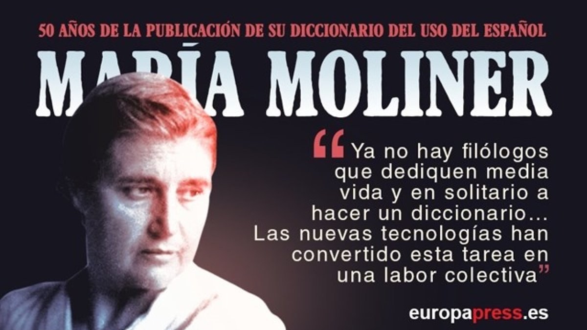 Imagen de María Moliner.