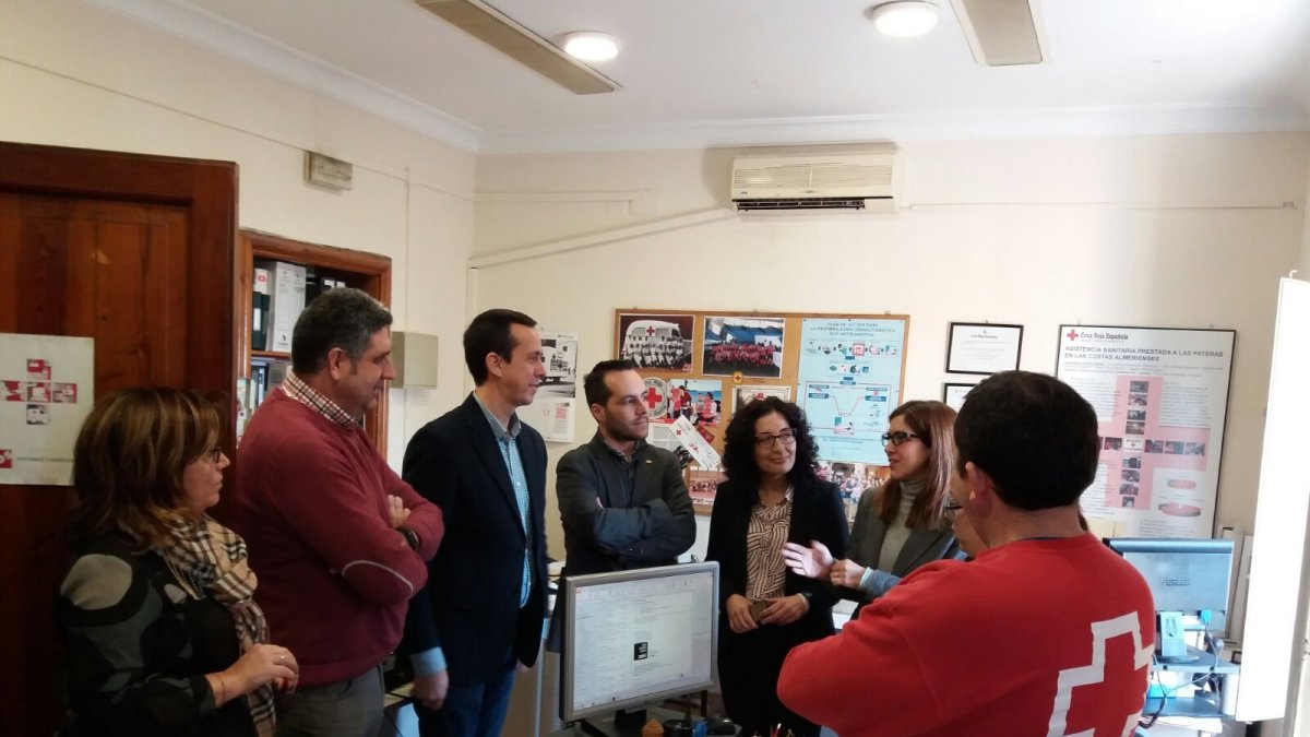 Visita a Cruz Roja.