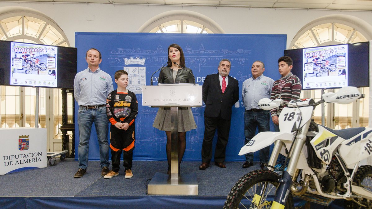 Ángeles Martínez en la presentación del circuito.