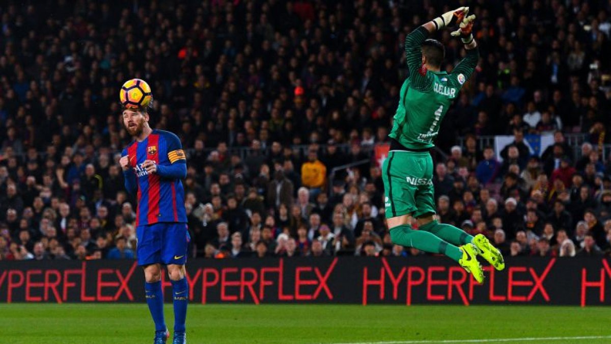 Leo Messi no faltó a su cita con el gol.