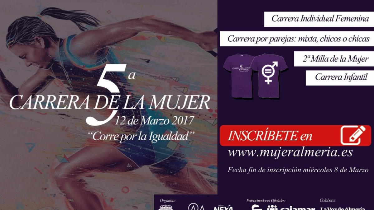 Cartel de la carrera de La Mujer.