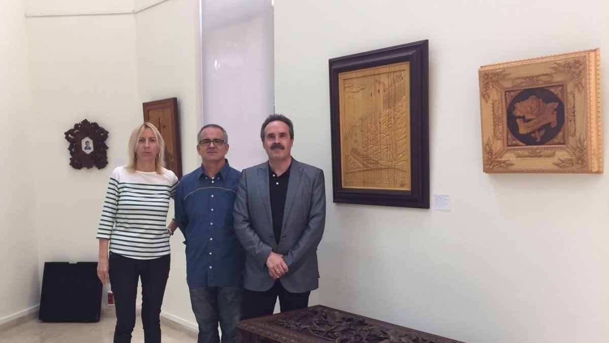 Inauguración de la exposición de este mes de marzo en la Villaespesa.