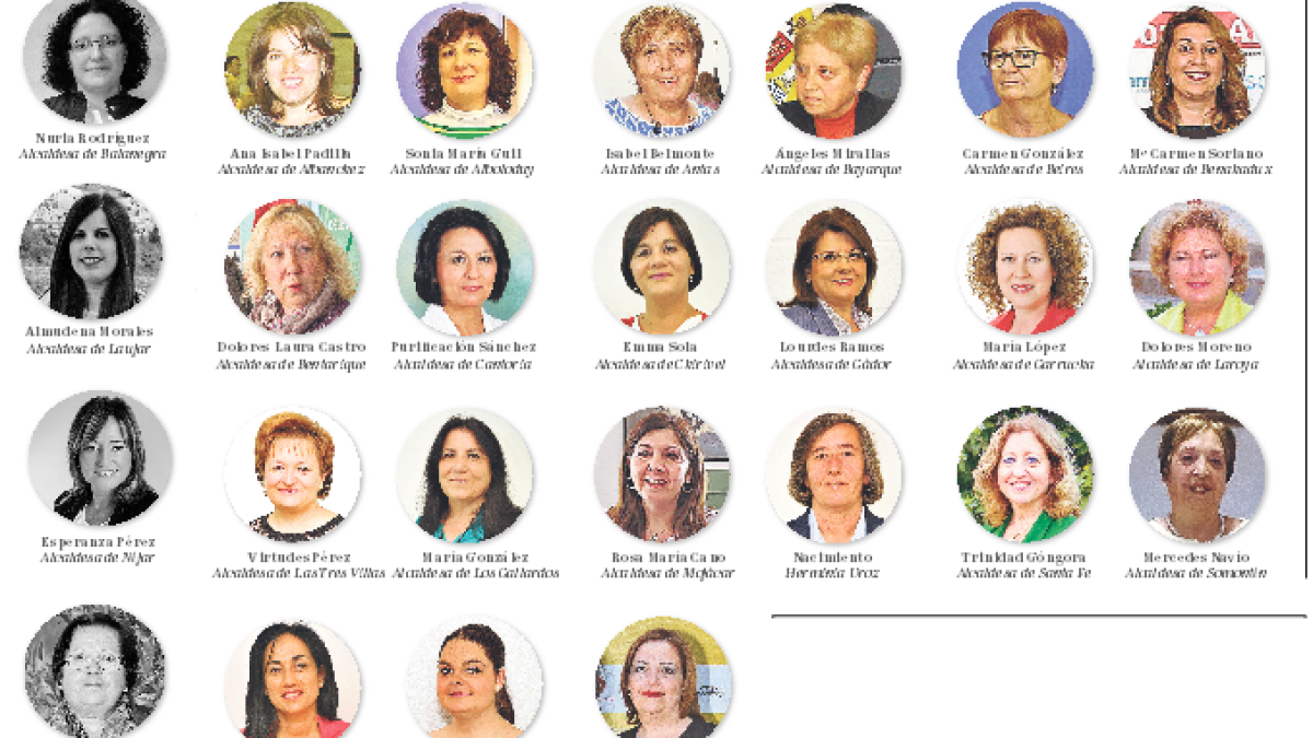 Imagen de las regidoras almerienses.
