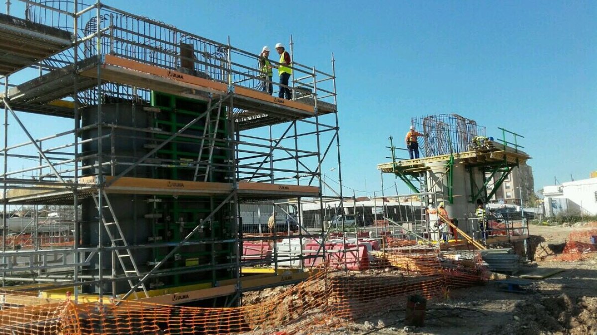 Imagen de las obras.