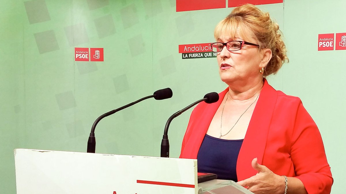 Adela Segura, secretaria de Política Municipal e Institucional del PSOE de Almería.