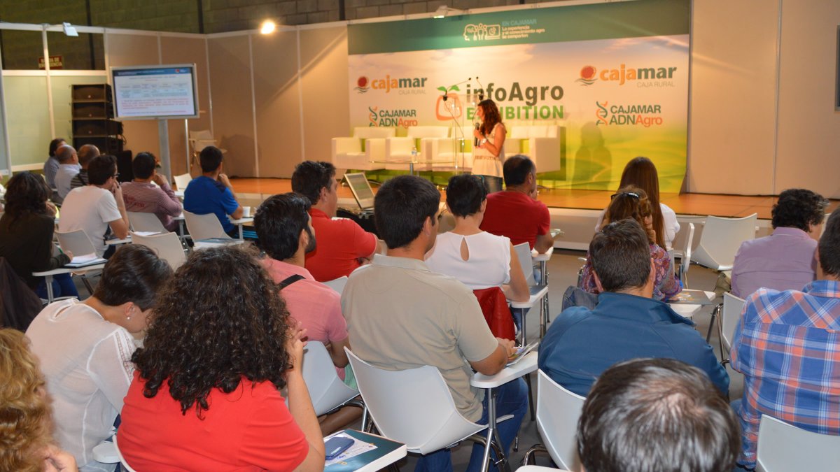 Sala de conferencias de Infoagro Exhibition.
