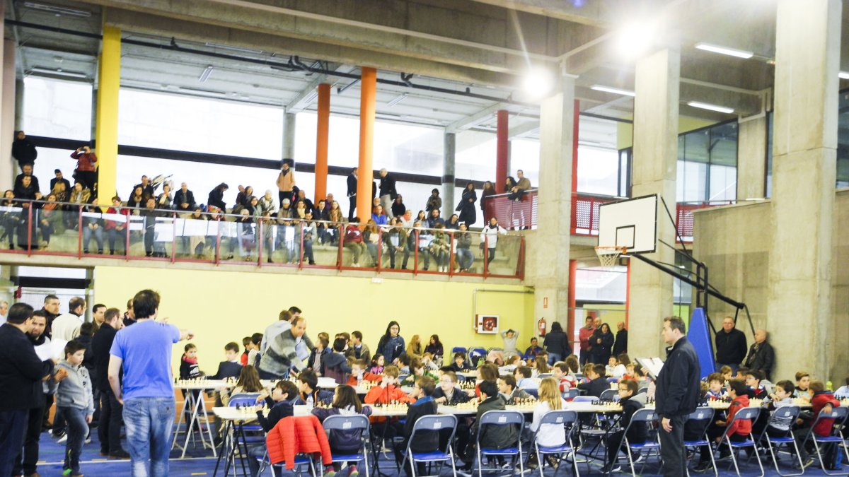 El escenario de la competición se vio muy concurrido.