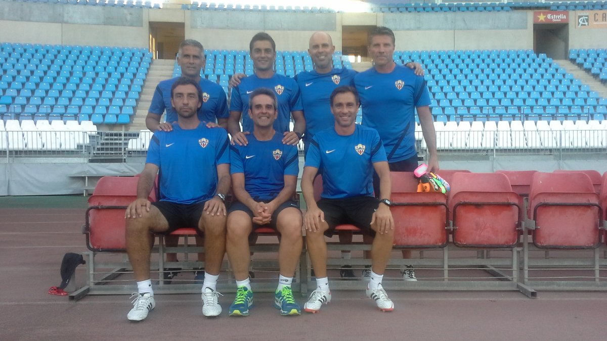 Este cuerpo técnico fue de Primera División.