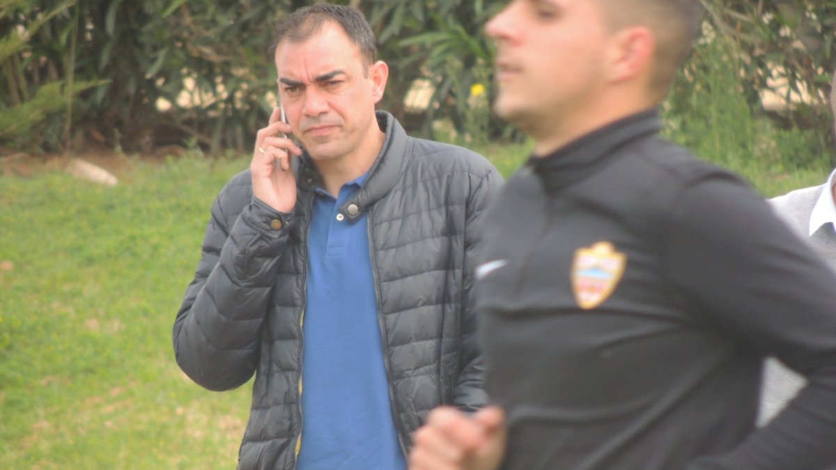 Raúl Lozano, en el campo Anexo.
