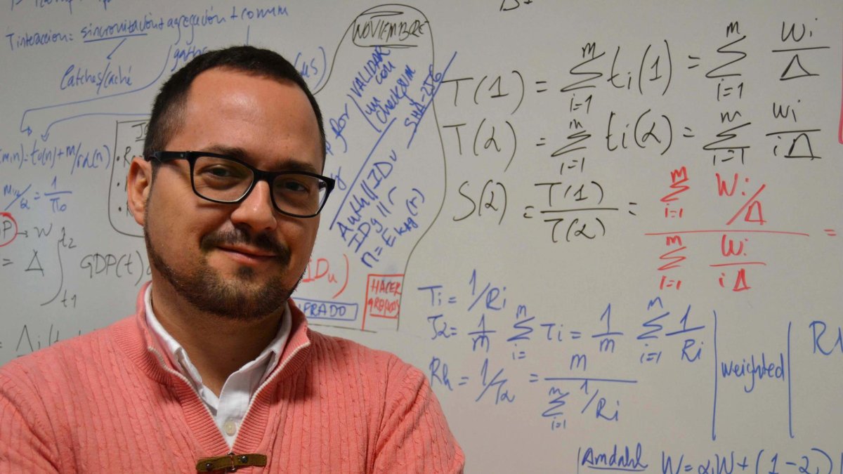 En la imagen, el investigador José Antonio Álvarez Bermejo.